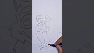 dog🐕 sketch with pencil #shorts #viralvideo