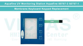 Aquafine UV Monitoring Station Aquafine 50757-3 50757-1 Membrane Keypad Switch Replacement