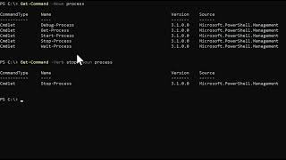PowerShell Fundamentals - Get-command