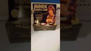 Vintage 1978 Mork Bubble Gum Store Counter Display With Gum Robin Williams