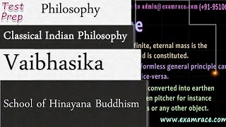 Vaibhasika School of Hinayana Buddhism: Classical Indian Philosophy (Philosophy)