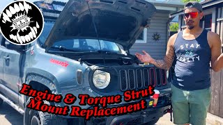 2015 Jeep Renegade 2.4L Engine & Torque Strut Mount Replacement