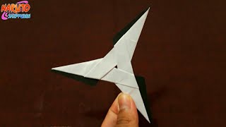 DIY - How To Make a Naruto Shuriken | Origami Ninja Star | Paper Shuriken