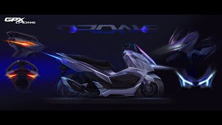 ชมภาพ Concept ว่าที่ GPX DRONE น้องใหม่ Scooter Premium Sport AT