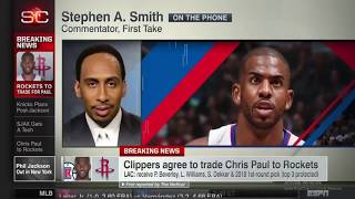 Stephen A Smith on Chris Paul to Rockets