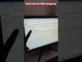 Web page designing code #computertricks #html #shortvideo #tricks #newshorts #basictricks
