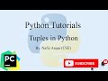 How to use tuples in python || Python Tutorial || Nafiz Anam