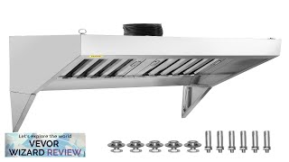 VEVOR Commercial Exhaust Hood 5FT Food Truck Hood Exhaust 201 Stainless Steel Review