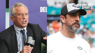 RFK Jr. ‘considering’ Jets QB Aaron Rodgers as a running mate