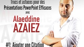 Comment ajouter une citation à vos présentations PowerPoint