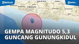 Gempa Magnitudo 5,3 Guncang Gunungkidul, Getaran Terasa hingga Wilayah Solo Raya dan Purworejo