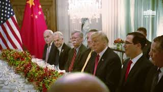 President Trump Working Dinner with the President of the People's Republic of China