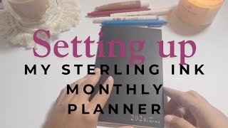 Setting up my Sterling Ink Monthly A5S as a writing deadline planner