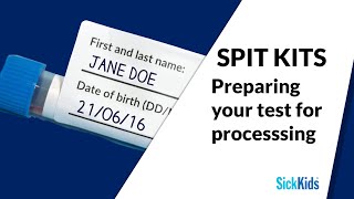 How to fill out your saliva test label and laboratory requisition form