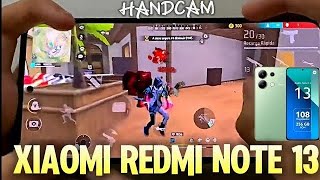 RUSHADÃO SOLO VS DUO NO XIAOMI REDMI NOTE 13! (HANDCAM) FREE FIRE