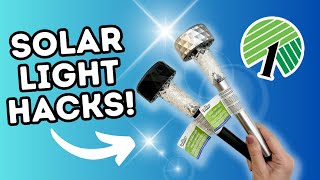 Dollar Tree SOLAR LIGHT HACKS - Patio + Outdoor DIYS 2023 - AMAZING High End Hacks You Have To See