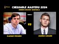 Vladimir Fedoseev vs Magnus Carlsen! Chessable Masters 2024