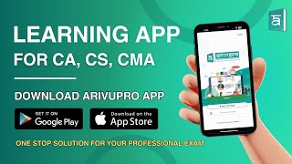 Learning App for CA, CS, CMA | ArivuPro App