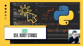 Swap to Win! Master 'Buddy Strings' Coding Interview Problem | Python Tutorial - 859 LeetCode