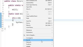 Printing numbers 1 to 10 without any loop in java