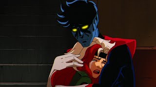 Nightcrawler and the X-Men Comfort Rogue Mourning Gambits Magneto Death Episode