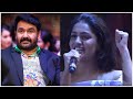 Mohanlal Enjoying Saniya Iyappan's 