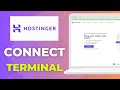 How to Connect Hostinger Terminal Using SSH | Step-by-Step Guide
