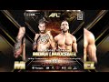 AFL 33 Tarragona | Maxsuel Silva VS David Mora