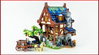 LEGO Ideas 21325 Medieval Blacksmith Speed Build - Brick Builder