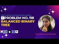 Balanced Binary Tree - Leetcode 110 - Java #leetcode #datastructures #004