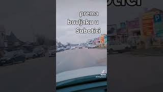 #Subotica   Put iz centra ka buvljaku u Subotici   #buvljak