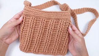 🌈Bolso Cartera (PARA EL DIARIO) Tejido a Crochet😍