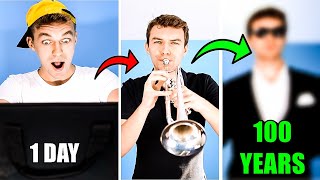 1 Day Vs 100 Years of Playing Trumpet 🎺