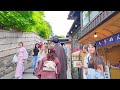 4 27 土 gw初日の京都 観光客で賑わう東山を歩く【4k】二年坂 産寧坂 清水寺参道 kyoto japan walk