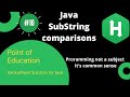 #10 Hackerrank /java Substring comparisons/Java Practice Set/Point of education/