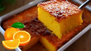 VERY FLUFFY ORANGE CAKE WITHOUT WHEAT FLOUR