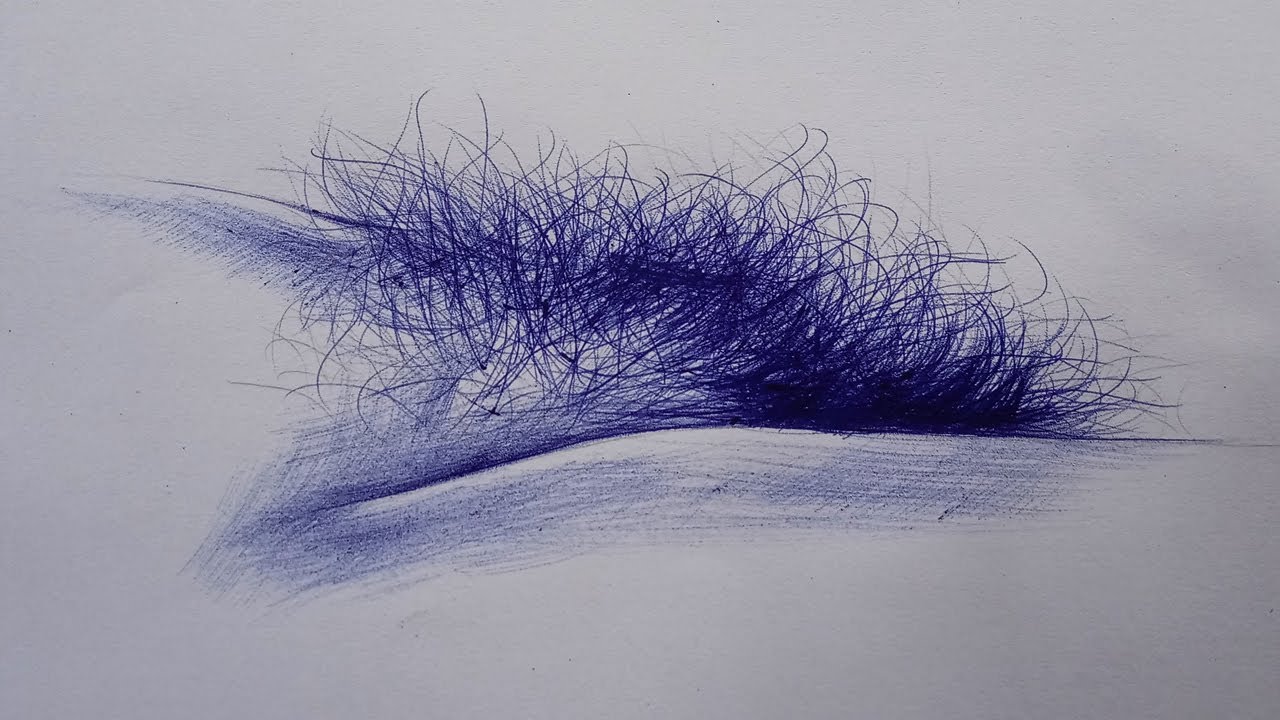 How To Draw Brush Pen Drawing Youtube