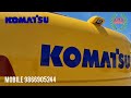 new model komatsu pc200 10mo high performance excavator machine hyderabad