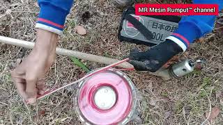 Piring tali jenis SOKET (Tidak perlu simpul tali) Plug & Play_Sesuai untuk semua jenis mesin rumput