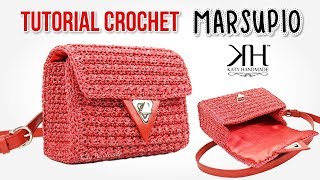 TUTORIAL BORSE UNCINETTO - MARSUPIO Dolce CROCHET ♡ Katy Handmade