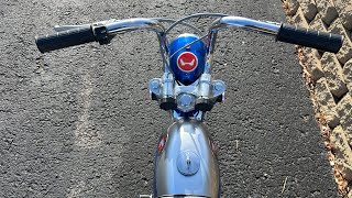 1969 Honda Z50 Cold Start \u0026 Riding