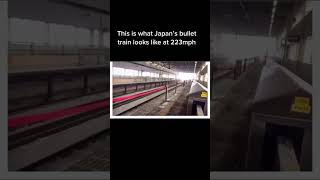 #shorts Bullet Train at 223 mph or 358.85 KMph in Japan