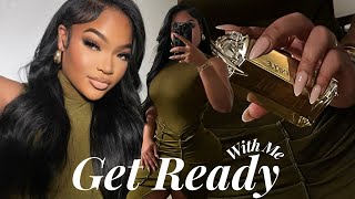 GRWM FOR A NIGHT OUT | FLAWLESS NO FILTER NEEDED MAKEUP ROUTINE  + OUTFIT + PERFUME | KIRAH OMINIQUE