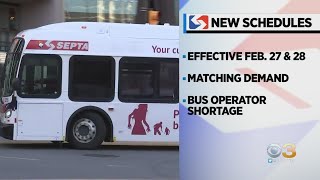SEPTA Changing Schedules Starting Feb. 27-28