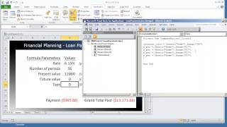 Financial Planning in Excel - Payment (VBA PMT Function) Calculator