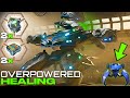 4 Enemy Titans Firing At This Build... Real Overpowered Healing - Invincible | War Robots