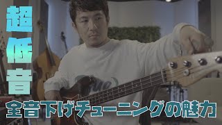 【超低音】全音下げチューニングの魅力【Pino Palladino】