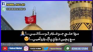 Shahid Babar Ali Ali Tho Kren Sindhi Sofi Whatsapp Status Video