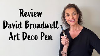 Review: David Broadwell Art Deco Fountain Pen from the California Pen Show #fountainpen