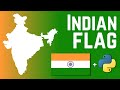 India flag using python turtle |  ChatGpt draws indian flag?   #india